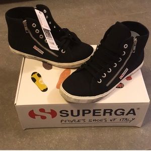 NWOT Superga High-Tops• size 8